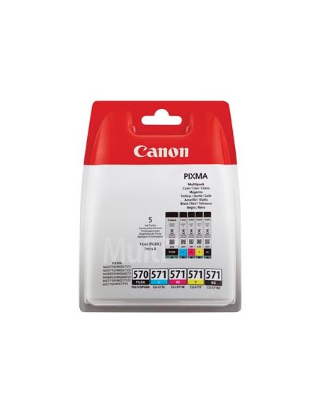 Multipack 5 cartuchos de tinta ORIGINAL PGI570CLI571 - 0372C004