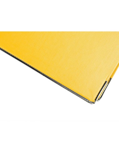 CI | Archivador de palanca liderpapel folio documenta forrado pvc con rado lomo 75mm amarillo compresor metalico