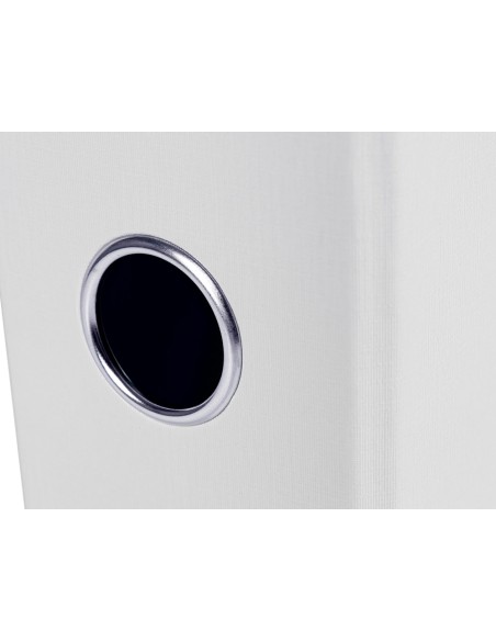 CI | Archivador de palanca liderpapel folio documenta forrado pvc con rado lomo 75mm blanco con compresor