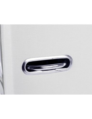 CI | Archivador de palanca liderpapel folio documenta forrado pvc con rado lomo 75mm blanco con compresor
