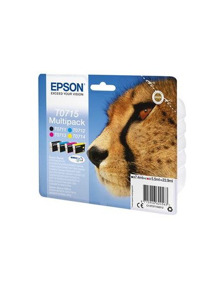 Multipack 4 cartuchos de tinta ORIGINAL C13T071540