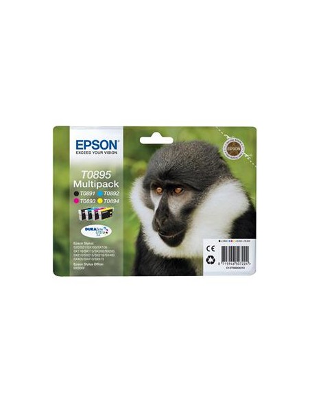 Multipack 4 cartuchos de tinta ORIGINAL C13T089540