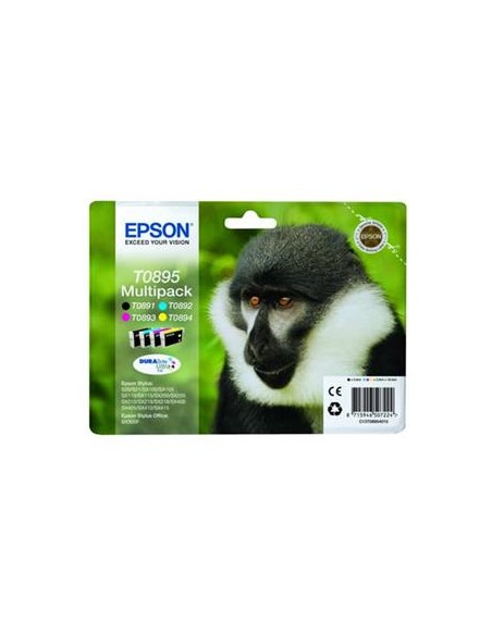 Multipack 4 cartuchos de tinta ORIGINAL C13T089540