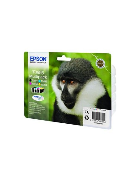 Multipack 4 cartuchos de tinta ORIGINAL C13T089540