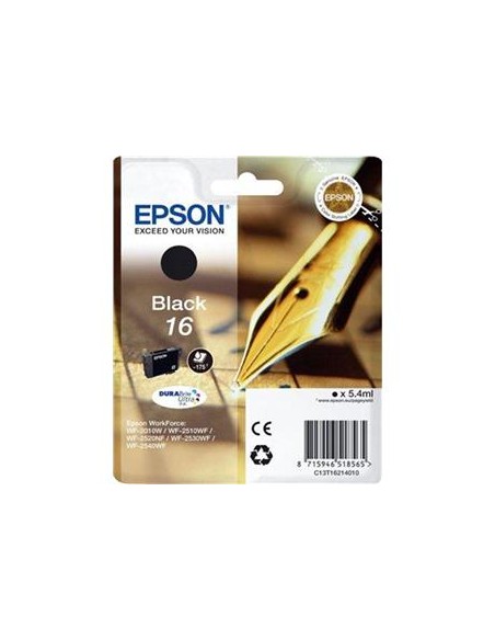 Cartucho de tinta ORIGINAL C13T162140 - nº16BK