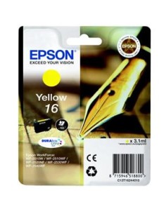 Cartucho de tinta ORIGINAL C13T162440 - nº16Y