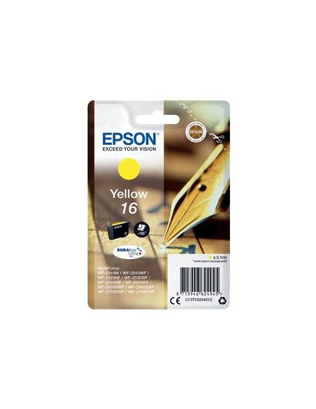 Cartucho de tinta ORIGINAL C13T162440 - nº16Y
