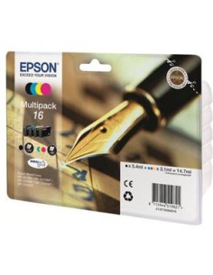 Multipack 4 cartuchos de tinta ORIGINAL C13T162640 - nº16