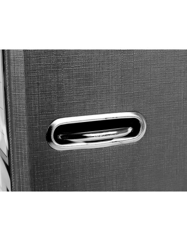 CI | Archivador de palanca liderpapel folio documenta forrado pvc con rado lomo 75mm negro compresor metalico