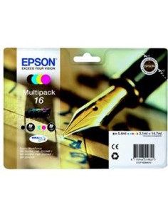 Multipack 4 cartuchos de tinta ORIGINAL C13T162640 - nº16 2