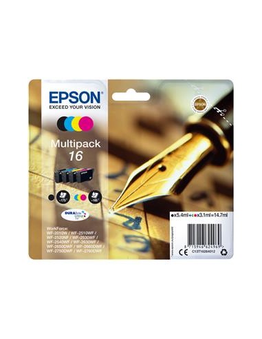 Multipack 4 cartuchos de tinta ORIGINAL C13T162640 - nº16