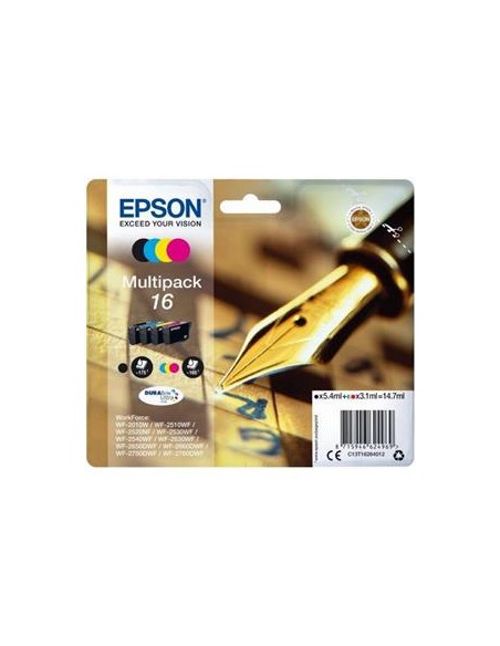Multipack 4 cartuchos de tinta ORIGINAL C13T162640 - nº16