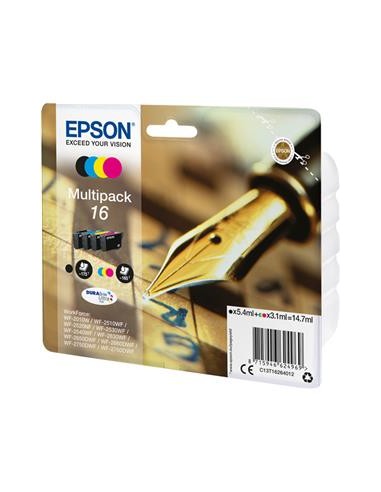 Multipack 4 cartuchos de tinta ORIGINAL C13T162640 - nº16