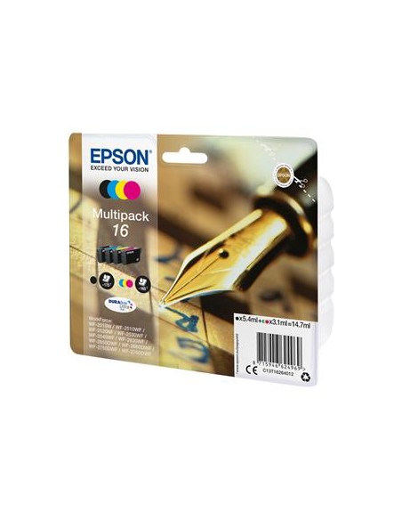 Multipack 4 cartuchos de tinta ORIGINAL C13T162640 - nº16