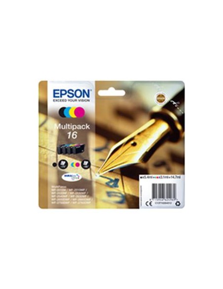 Multipack 4 cartuchos de tinta ORIGINAL C13T162640 - nº16