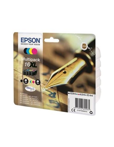 Multipack 4 cartuchos de tinta ORIGINAL C13T163640 - nº16XL
