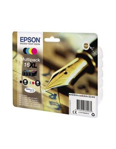 Multipack 4 cartuchos de tinta ORIGINAL C13T163640 - nº16XL