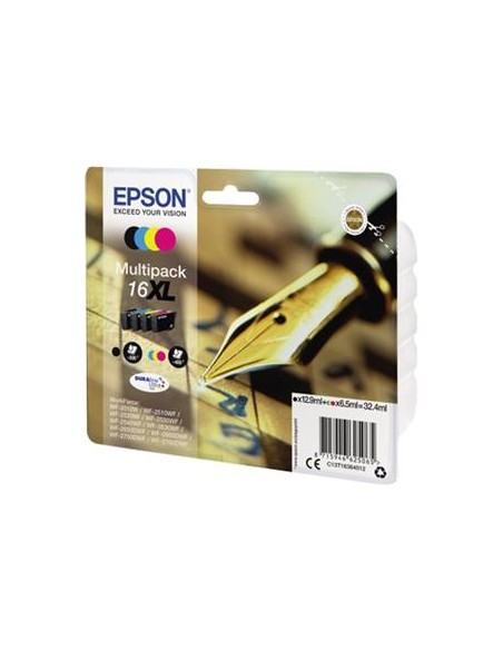 Multipack 4 cartuchos de tinta ORIGINAL C13T163640 - nº16XL