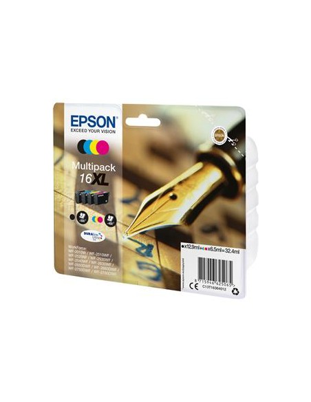 Multipack 4 cartuchos de tinta ORIGINAL C13T163640 - nº16XL