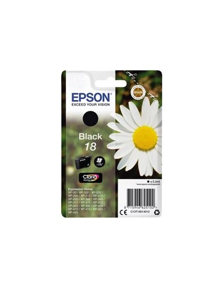 Cartucho de tinta ORIGINAL C13T180140 - nº18BK
