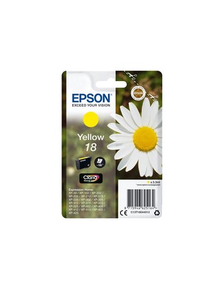 Cartucho de tinta ORIGINAL C13T180440 - nº18Y