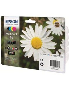 Multipack 4 cartuchos de tinta ORIGINAL C13T180640 - nº18