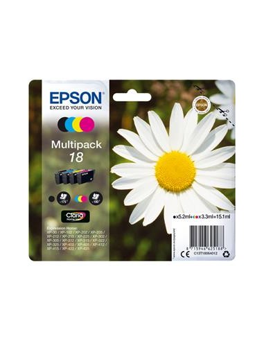 Multipack 4 cartuchos de tinta ORIGINAL C13T180640 - nº18