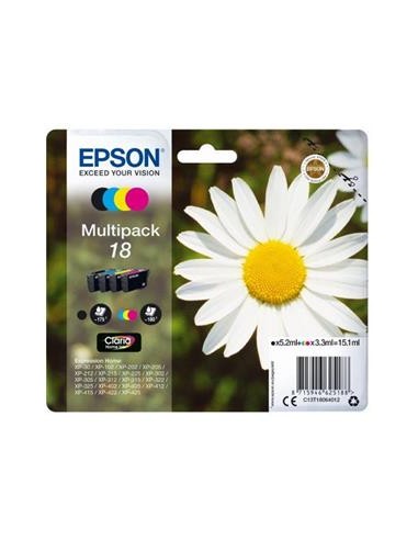 Multipack 4 cartuchos de tinta ORIGINAL C13T180640 - nº18