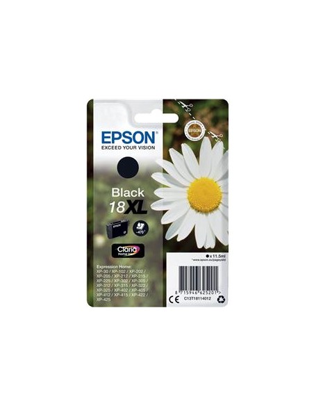 Cartucho de tinta ORIGINAL C13T181140 - nº18XLBK
