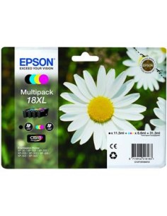 Multipack 4 cartuchos de tinta ORIGINAL C13T181640 - nº18XL