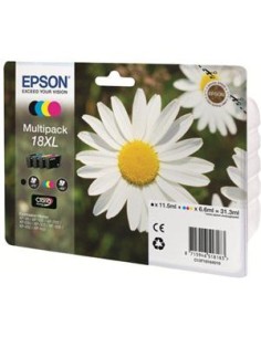 Multipack 4 cartuchos de tinta ORIGINAL C13T181640 - nº18XL 2