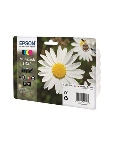 Multipack 4 cartuchos de tinta ORIGINAL C13T181640 - nº18XL