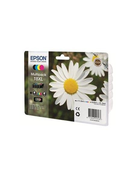 Multipack 4 cartuchos de tinta ORIGINAL C13T181640 - nº18XL