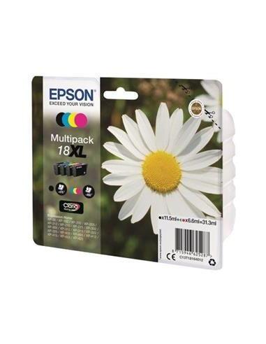 Multipack 4 cartuchos de tinta ORIGINAL C13T181640 - nº18XL