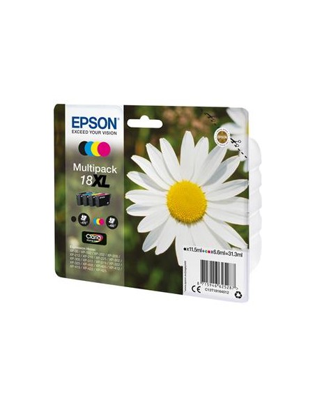 Multipack 4 cartuchos de tinta ORIGINAL C13T181640 - nº18XL