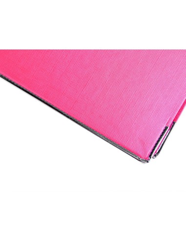 CI | Archivador de palanca liderpapel folio documenta forrado pvc con rado lomo 75 mm rosa compresor metalico