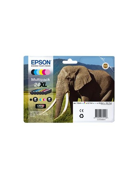 Multipack 6 cartuchos de tinta ORIGINAL C13T243840 - nº24XL