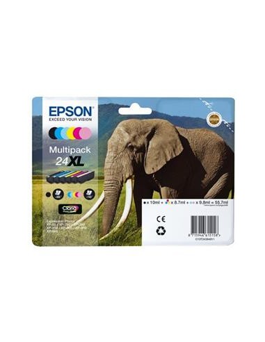 Multipack 6 cartuchos de tinta ORIGINAL C13T243840 - nº24XL