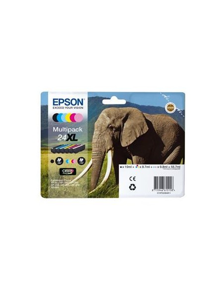 Multipack 6 cartuchos de tinta ORIGINAL C13T243840 - nº24XL