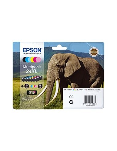 Multipack 6 cartuchos de tinta ORIGINAL C13T243840 - nº24XL