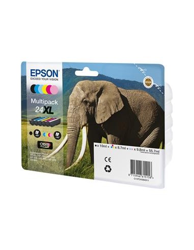 Multipack 6 cartuchos de tinta ORIGINAL C13T243840 - nº24XL