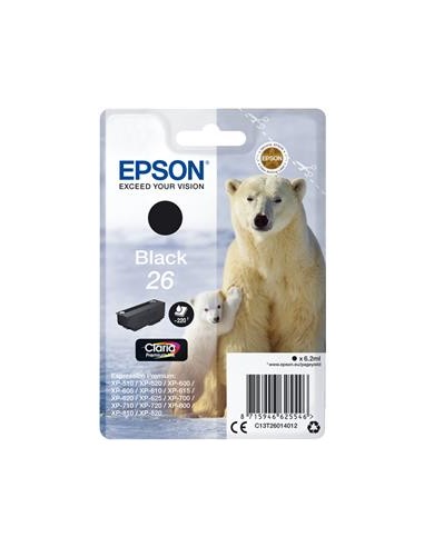 Cartucho de tinta ORIGINAL C13T260140 - nº26BK