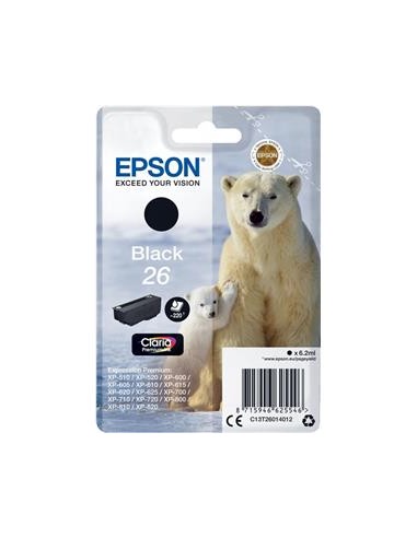 Cartucho de tinta ORIGINAL C13T260140 - nº26BK