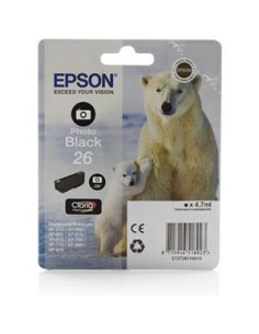Cartucho de tinta ORIGINAL C13T261140 - nº26PBK