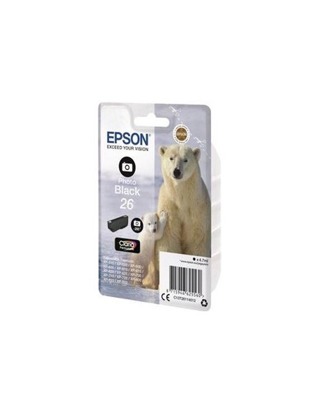 Cartucho de tinta ORIGINAL C13T261140 - nº26PBK