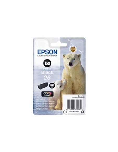 Cartucho de tinta ORIGINAL C13T261140 - nº26PBK