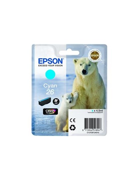 Cartucho de tinta ORIGINAL C13T261240 - nº26C
