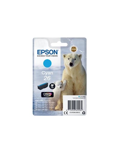 Cartucho de tinta ORIGINAL C13T261240 - nº26C