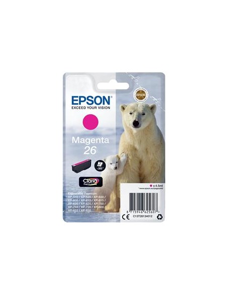Cartucho de tinta ORIGINAL C13T261340 - nº26M