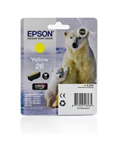 Cartucho de tinta ORIGINAL C13T261440 - nº26Y